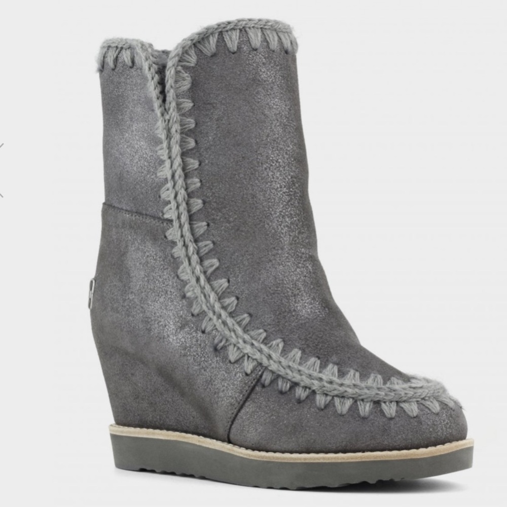 MOU French Wedge Boots 38 | 8 Rare NWT
Never worn. Brand new in box.